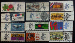 USA 1982  12 Used Stamps With Cupon - Used Stamps