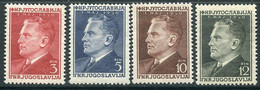 YUGOSLAVIA 1950 Labour Day - Tito MNH / **.  Michel 605-08 - Neufs