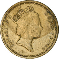 Monnaie, Grande-Bretagne, Elizabeth II, Pound, 1996, B+, Nickel-brass, KM:972 - 1 Pound