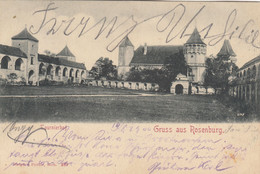 A2761) GRUSS Aus ROSENBURG - Tournirhof - Tolle LITHO 20.08.1900 !! - Rosenburg