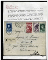 VATICANO 1936-37 GIURIDICO + STAMPA CATTOLICA SU BUSTA RACC. DIRETTA A VIENNA  DA CITTA' DEL VATICANO C.DIENA - Cartas & Documentos