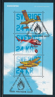 Sweden 2021. Facit # BL53 (3383-3385). Fire Fightning SS. MNH (**) With First Day Cancellation. Special Edition - Ungebraucht