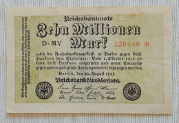 Germany 1923 - 10 Millionen Mark - No 120440 - P# 106a - VVF - 10 Miljoen Mark