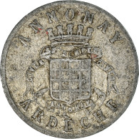 Monnaie, France, Union Commerciale Et Industrielle, Annonay, 5 Centimes, 1918 - Monétaires / De Nécessité