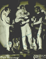 TRIO VERACRUZ   AUTOGRAPHE DEDICACE Groupe De Musicien Chanteur - Autografi