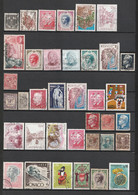 ⭐ Monaco - Lot De Timbres ⭐ - Colecciones & Series