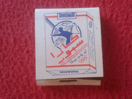 CAJA DE CERILLAS FÓSFOROS MATCHBOX BOÎTE D'ALLUMETTES CARTERITA OLYMPIC TABACO TOBACCO TABAC TABAK MAROC ? MOROCCO ? VER - Boites D'allumettes