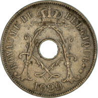 Monnaie, Belgique, 25 Centimes, 1929, TTB+, Cupro-nickel, KM:68.1 - 25 Cents