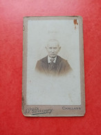 Photographie, Photo Ancienne, CDV Homme à Identifier Photo G Découpy à CHALLANS 85 Vendée - Old (before 1900)