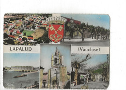 Lapalud (84) : 5 Vues Avec Blason Dont Vue Aérienne Générale En 1961 ETAT GF. - Lapalud