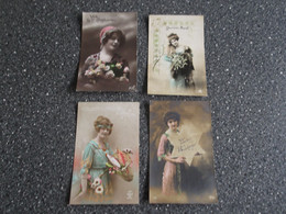 LOT Van 125 Postkaarten: Fantasiekaarten ALGEMEEN !! - 100 - 499 Cartoline