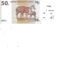 CONGO BILLET 5 CENTIMES PICK 84 - Congo (Repubblica Democratica 1998)