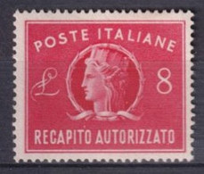 ITALIE - 1947 - EXPRES YVERT N° 34 ** MNH - COTE = 37.5 EUR - Express/pneumatic Mail