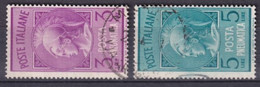 ITALIE - PNEUMATIQUE YVERT N° 18/19 OBLITERES - COTE = 13.2 EUR - Express-post/pneumatisch