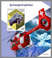 NIGER 2021 MNH Helicopter Hubschrauber Special Transport S/S - OFFICIAL ISSUE - DHQ2147 - Hélicoptères