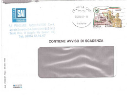 2007 €0,60 MARCHE - 2001-10: Storia Postale