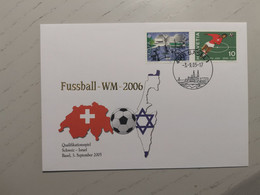 2005 Sonderbeleg WM 2006 Schweiz - Israel - Lettres & Documents