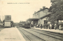 SEINE ET MARNE   NANGIS  Interieur De La Gare - Nangis