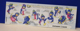 (AB64) CARTINA  KINDER FERRERO SPAGNA PORTOGALLO E-P- PINGUI PANDILLA - PINGUI NEVE - Istruzioni