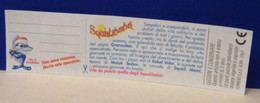 (AB72) CARTINA  KINDER FERRERO ITALIA - SQUALIBABA' - HAL EL GUARDIAN - Notices