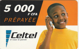 Gabon - Celtel - Young Boy At The Phone - Gabon
