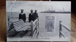 CPA . CONAKRY Sur Le Débarcadère , Afrique Occidentale Française , Guinée.(1913) (S46-21) - Guinea