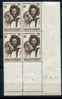 Mauritanie   Bloc De 4 Du N° 93  Deux Timbres **, Deux Timbres * - Unused Stamps