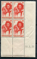 Mauritanie   Bloc De 4 Du N° 92  Deux Timbres **, Deux Timbres * - Unused Stamps