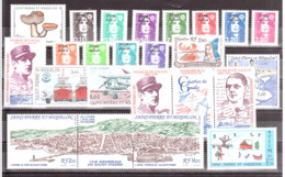 SPM - 1990 - Année Complète - Timbres N° 513 à 533 + PA 69 - Neufs ** - Full Years