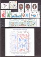 SPM - 1989 - Année Complète - Timbres N° 497 à 512 - Neufs ** - Full Years
