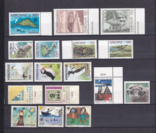 FEROE - ANNEE COMPLETE 1978 + 1979 - YVERT N° 25/41 ** MNH - COTE = 24 EUR. - - Färöer Inseln