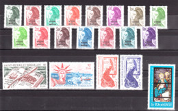 SPM - 1986 - Année Complète - Timbres N° 455 à 474 - Neufs ** - Annate Complete