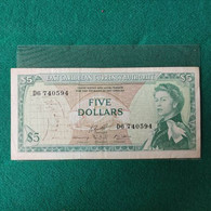 EAST CARIBBEAN 5 DOLLAR S - Oostelijke Caraïben