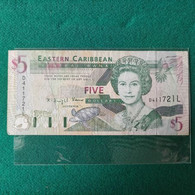 EAST CARIBBEAN 5 DOLLARS - East Carribeans