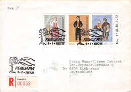 FINLAND - REGISTERED MAIL 1.1.73 KEMIJÄRVI > LICHTENAU/DE / QG184 - Storia Postale