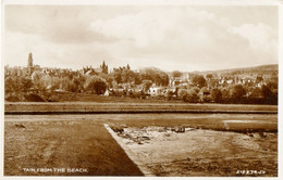 Tain From The Beach (Valentine's 212274-Real Photograph) - Ross & Cromarty