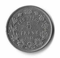 Belgien - Belgie - 5 Frank 1931 - 5 Francs & 1 Belga