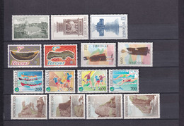 FEROE - ANNEE COMPLETE 1989 - YVERT N° 173/187 ** MNH - COTE = 45.5 EUR. - - Färöer Inseln