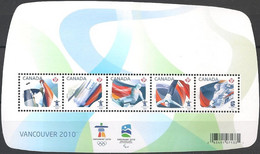 CANADA - SOUVENIR SHEET VANCOUVER'2010 WINTER OLYMPIC AND PARALYMPIC GAMES (1st ISSUE) 2009 - MNH - Winter 2010: Vancouver