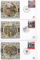 3 ENVELOPPES 50 Th ANNIVERSAIRE DU 6 JUIN 1944 ( D-DAY) - Maximum Cards