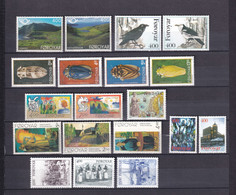 FEROE - ANNEE COMPLETE 1995 - YVERT N° 268/286 ** MNH - COTE = 56 EUR. - - Färöer Inseln