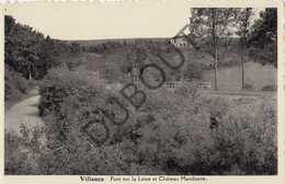 Postkaart-Carte Postale - VILLANCE - Pont Sur La Lesse Et Château Mamborre  (C1331) - Libin