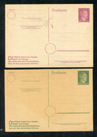 Deutsches Reich / 1944 / Postkarte Mi. P 313 Und P 314 ** (6523) - Postwaardestukken
