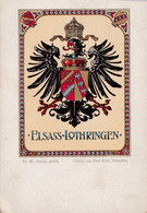 A14274 - Coat Of Arms Postcard Elsass Lothringen, Kunstverlag Paul Kohl No. 23 VINTAGE POSTCARD - Autres