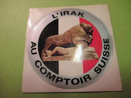 ART / L'IRAK Au Comptoir SUISSE/  Vers 1970-1980    ACOL174 - Autocollants