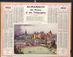 Calendrier Des Postes De 1935  ///   Ref. Nov. 21 - Grand Format : 1921-40