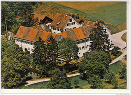 UNTER HORSTETTEN, Bei Homburg, Gasthaus Schloss KLINGENBERG;  Fliegeraufnahme, Luftbild, 1975 - Autres & Non Classés