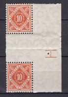 Wuerttemberg - Dienstmarken - 1921 - Michel Nr. 150 ZS Rand - Postfrisch - 160 Euro - Wurtemberg