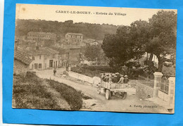 CARRY Le ROUET--Entrée Du Village Une Camionnette Chargée De Touristes-années 30 édition Tardy - Carry-le-Rouet