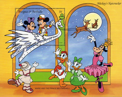 Der Nußknacker 1993 Antigua Block 279 ** 7€ Weihnacht Marie In Schwanen-Kutsche Bloc Music Christmas S/s Sheet Bf Disney - Antigua Und Barbuda (1981-...)